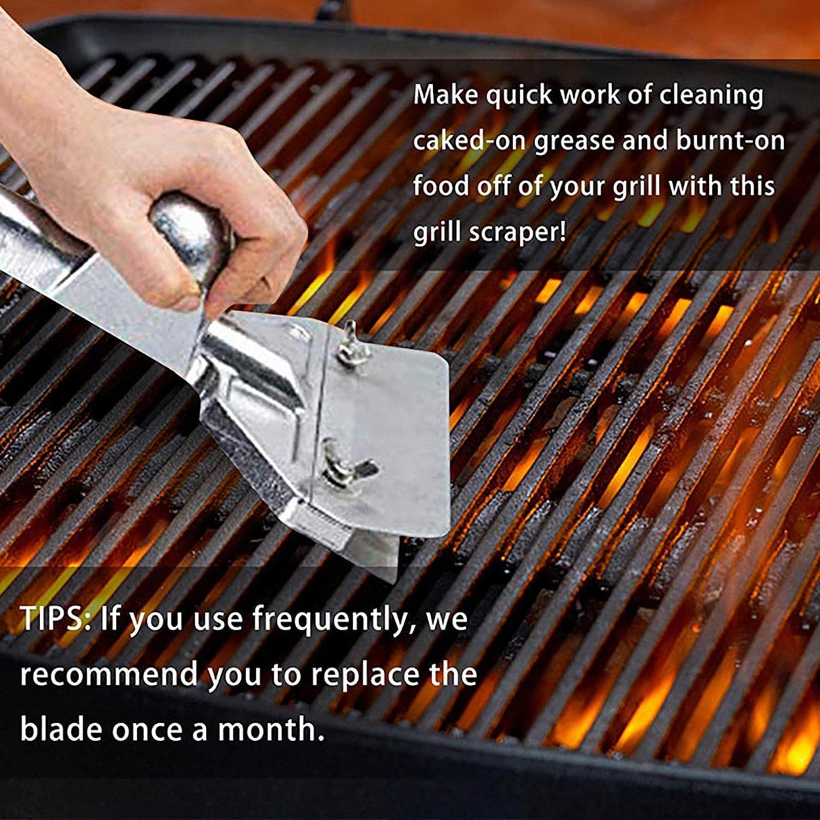 Spatola barbecue commerciale, lega di alluminio, spatola hamburger in acciaio inossidabile, accessori per grill per barbecue per ristoranti, padelle, grigliate, griglie