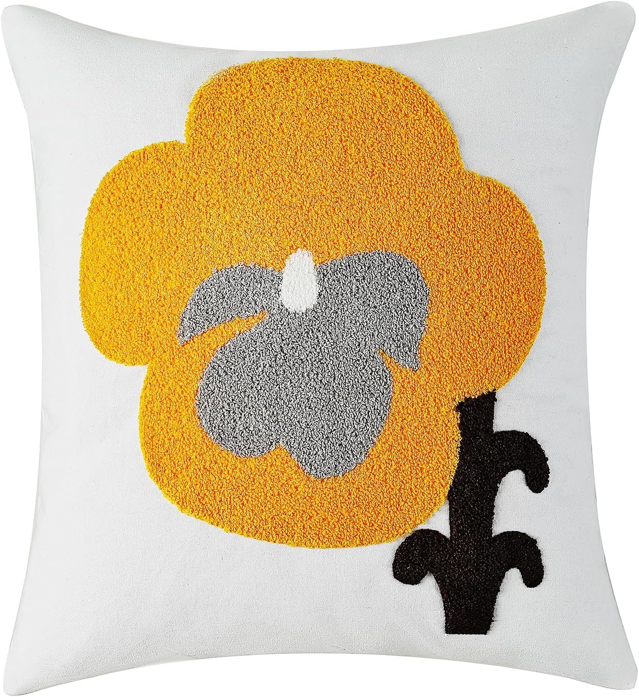 Poszewki Na Poduszki Ozdobne Z Haftowanym Motywem Różowego Wazonu, Kwadratowe Poszewki Na Poduszki Dekoracyjne W Stylu Rustykalnym Z Kwiatowym Akcentem, Abstract Design Group