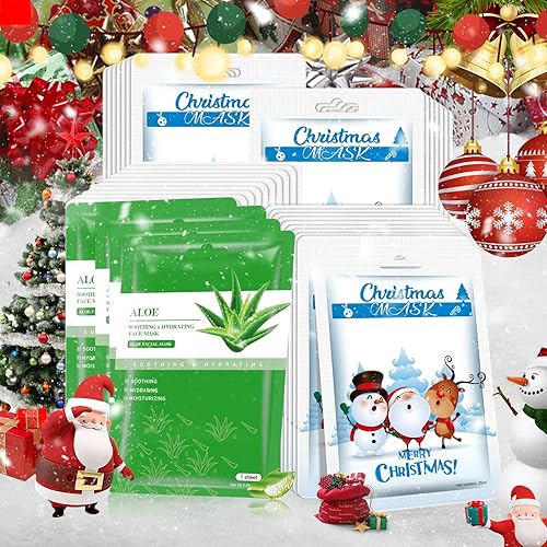 Mascarillas faciales para el cuidado de la piel, máscara de hojas de aloe vera, mascarillas hidratantes, mascarilla facial calmante para todo tipo