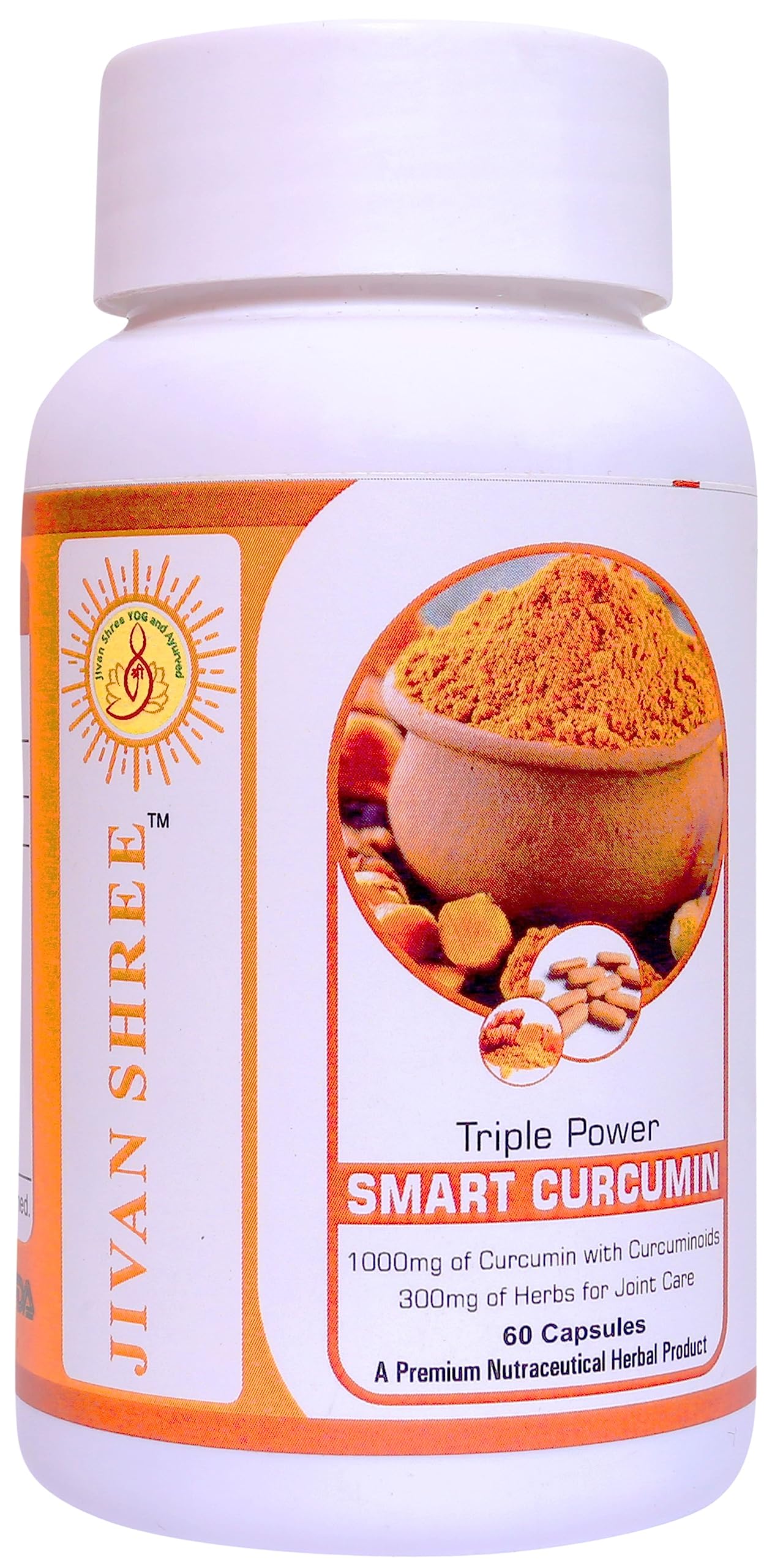 Smart Curcumin with Turmeric Bosewelia Aswagandha Garlic Piperine Ginger Higher Absorption Promotes Joint Mobility Healthy Reduce Inflammation
