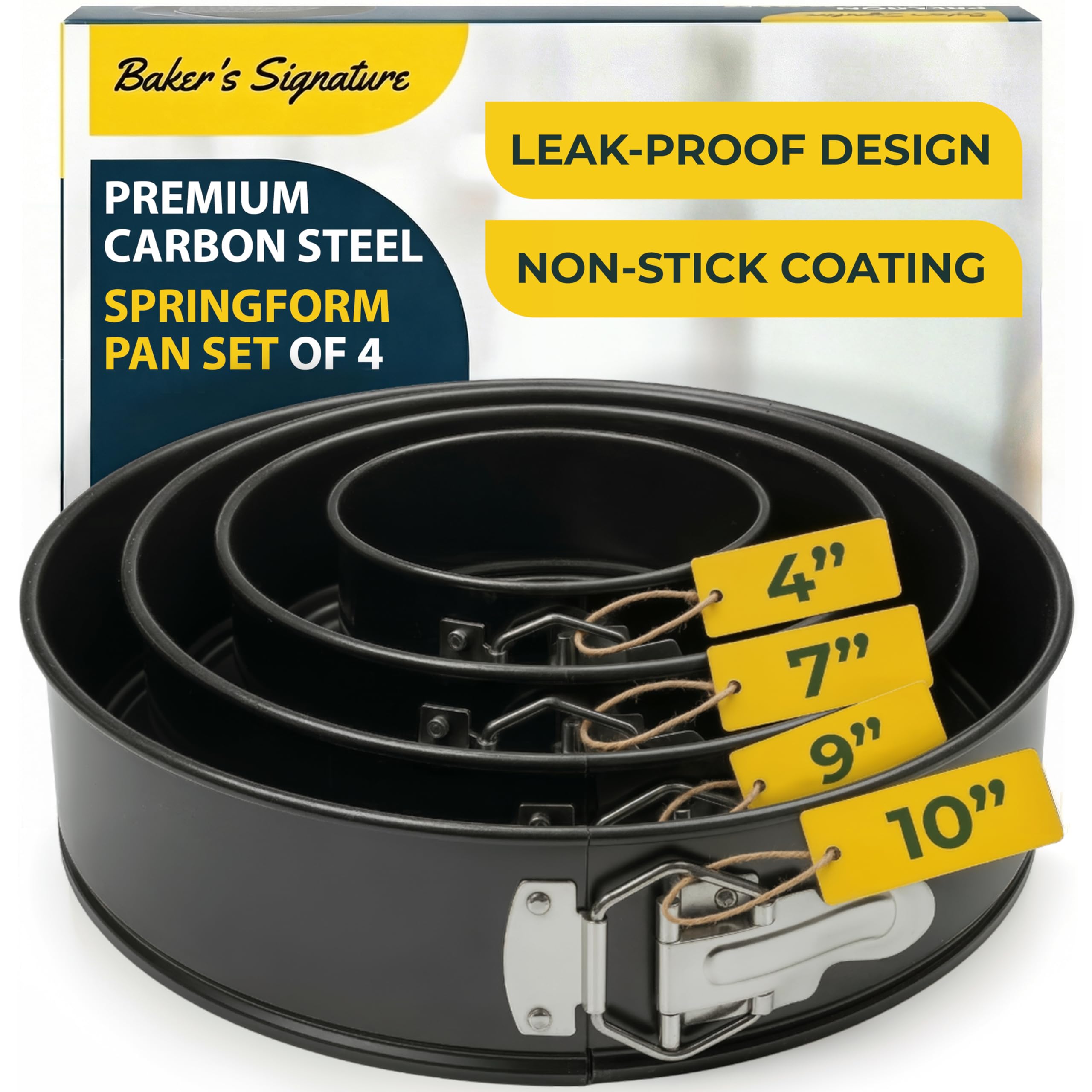 Baker's Signature Springform Pan Set of 4