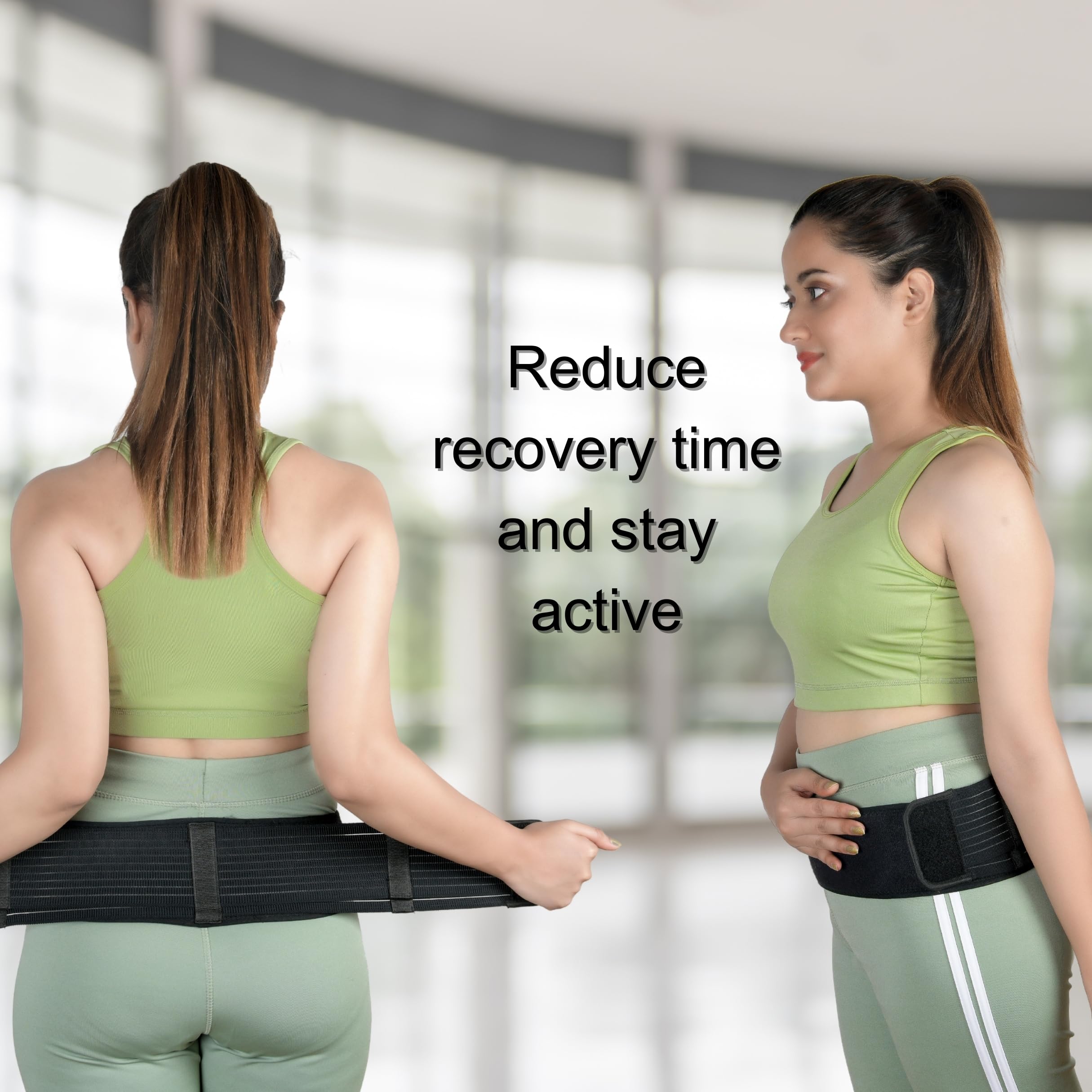 Wonder Care propose une ceinture de soutien élastique double pour les douleurs lombaires, le soulagement des douleurs lombaires et pelviennes, ainsi qu'une ceinture de soutien pour la sciatique.