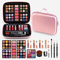Vista 10 de Color Nymph Conjunto de maquillaje todo en uno para niñas de cualquier edad, kits de maquillaje para adolescentes para principiantes con estuche
