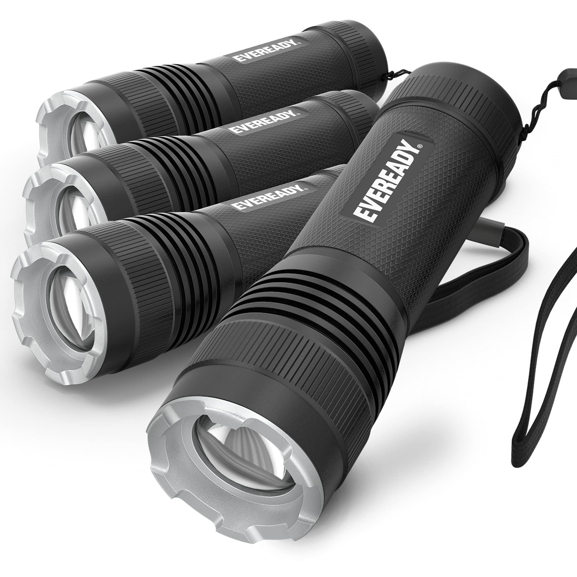 Buy EVEREADY LED Flashlights (4Pack) S300 PRO, IPX4 Water Resistant