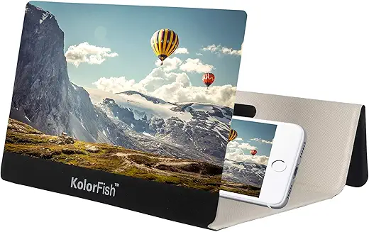 KolorFish 8 Inches HD Screen Magnifier, SM-01 3D Smart Mobile Phone Movies Amplifier, Portable Phone Projector for All Sma... KolorFish 8 Inches HD Screen Magnifier, SM-01 3D Smart Mobile Phone Movies Amplifier, Portable Phone Projector for All Smartphones - Black KolorFish 8 Inches HD Screen Magnifier, SM-01 3D Smart Mobile Phone Movies Amplifier, Portable Phone Projector for All Sma... KolorFish 8 Inches HD Screen Magnifier, SM-01 3D Smart Mobile Phone Movies Amplifier, Portable Phone Projector for All Smartphones - Black