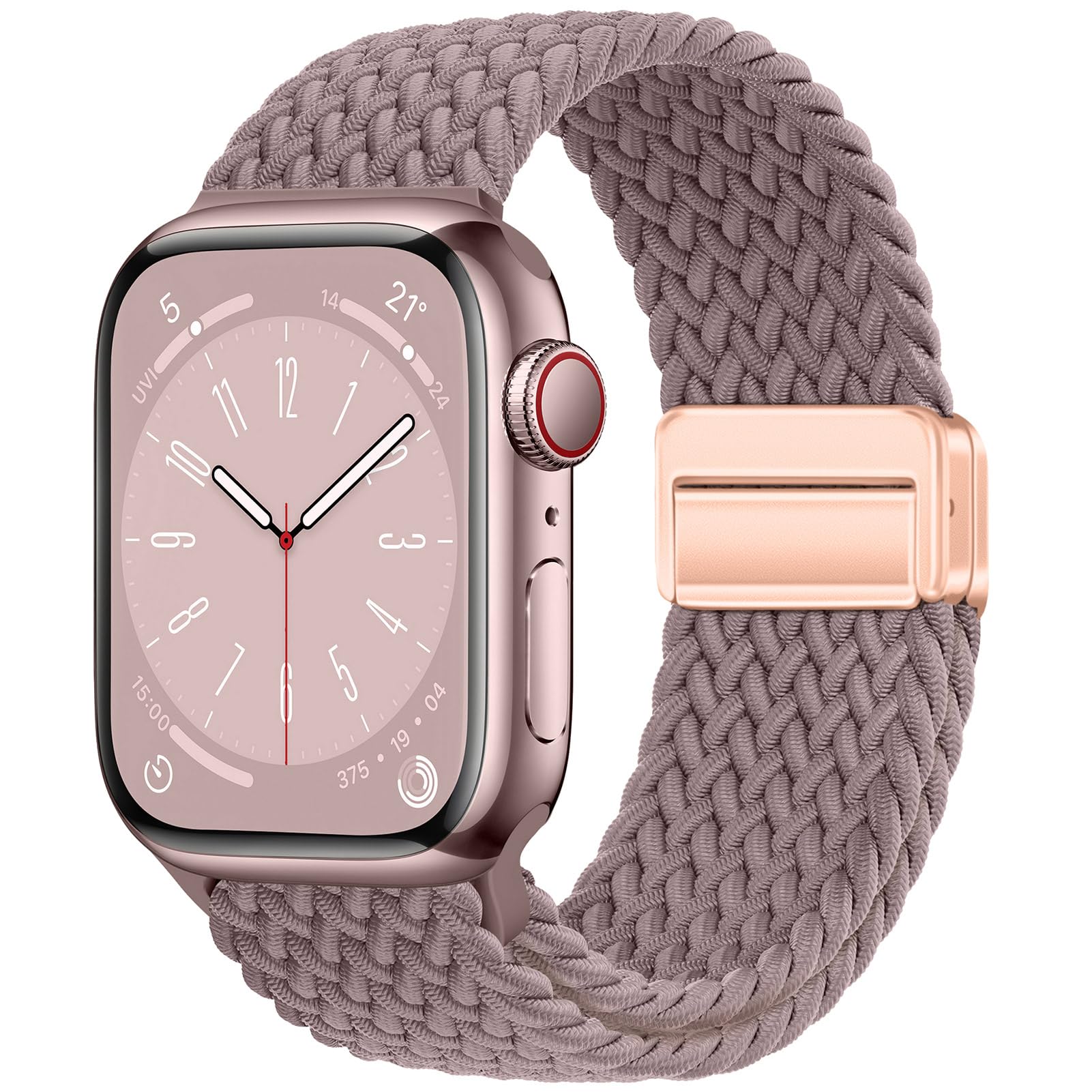 Magnetic Braided Sport Loop Compatible with Apple Watch Bands for Women Men