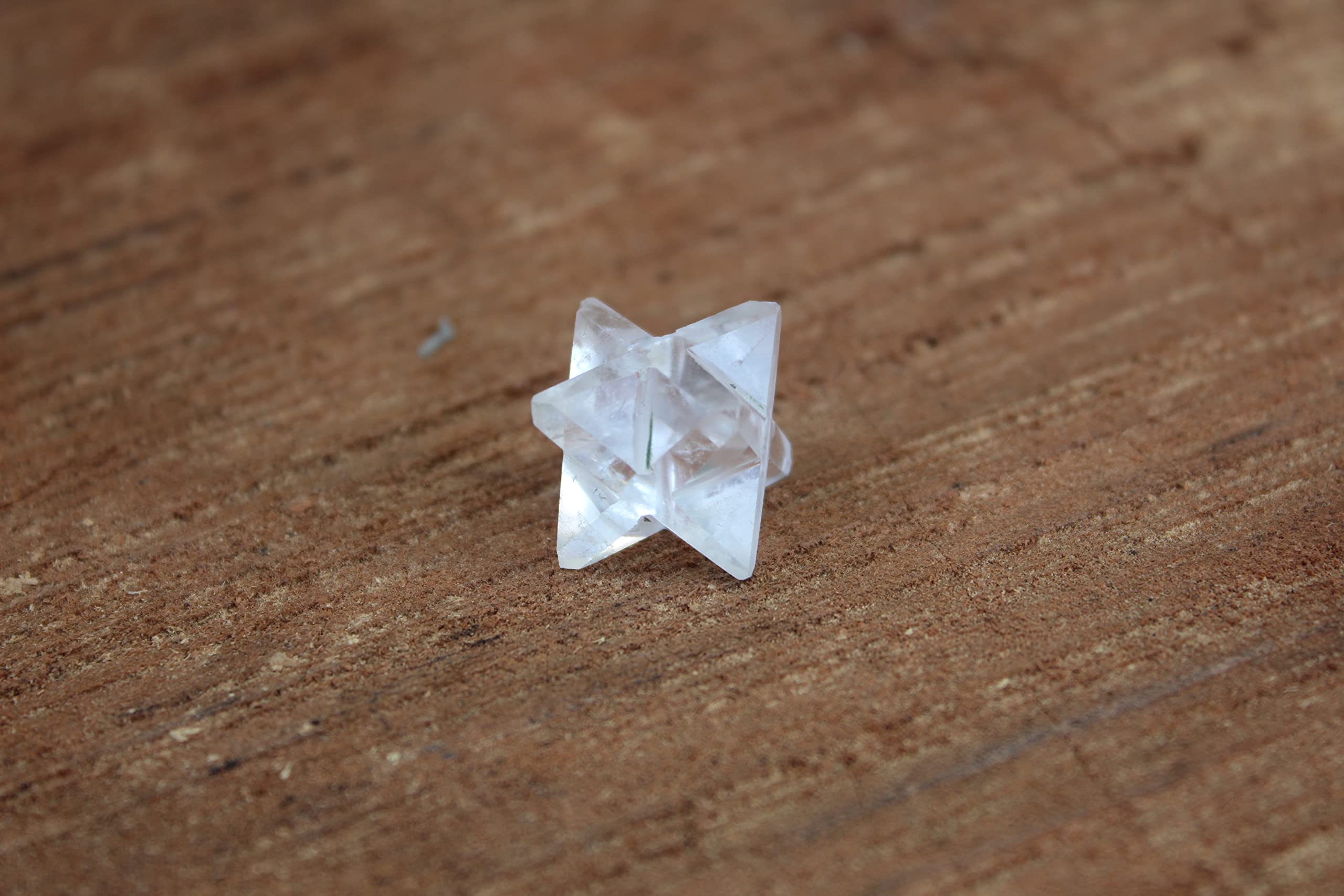 Crystal Quartz Star Merkaba 1 Inch, Natural Healing Stone Sacred Geometry Energy Tool for Meditation Reiki, Chakra Balancing - Image 3
