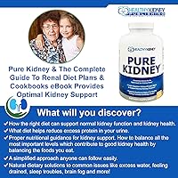 Vista 2 de Suplemento de salud renal pura y libro de cocina de dieta renal para rejuvenecimiento, dieta baja en proteínas y suplemento renal. Libro de dieta