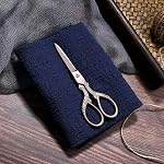 5inch Vintage Style Scissors Titanium Plating Stainless Steel Antique Shears for Craft Embroidery Crochet Needle Point Knitting Project