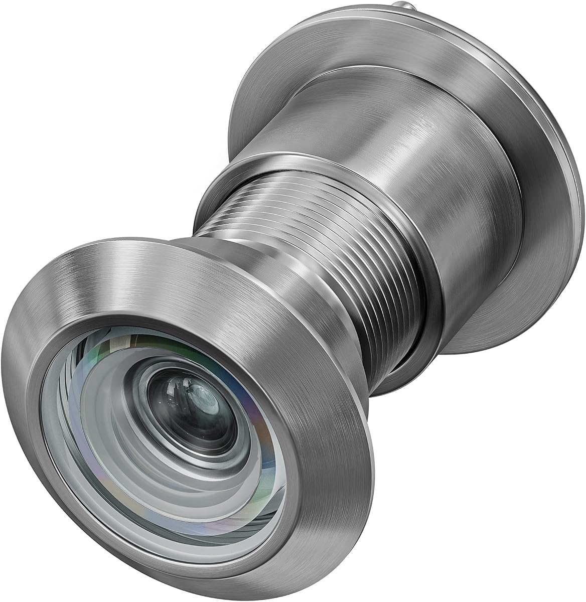 Visor de puerta Peephole, Visor de puerta HD de 220 grados de latón, níquel satinado