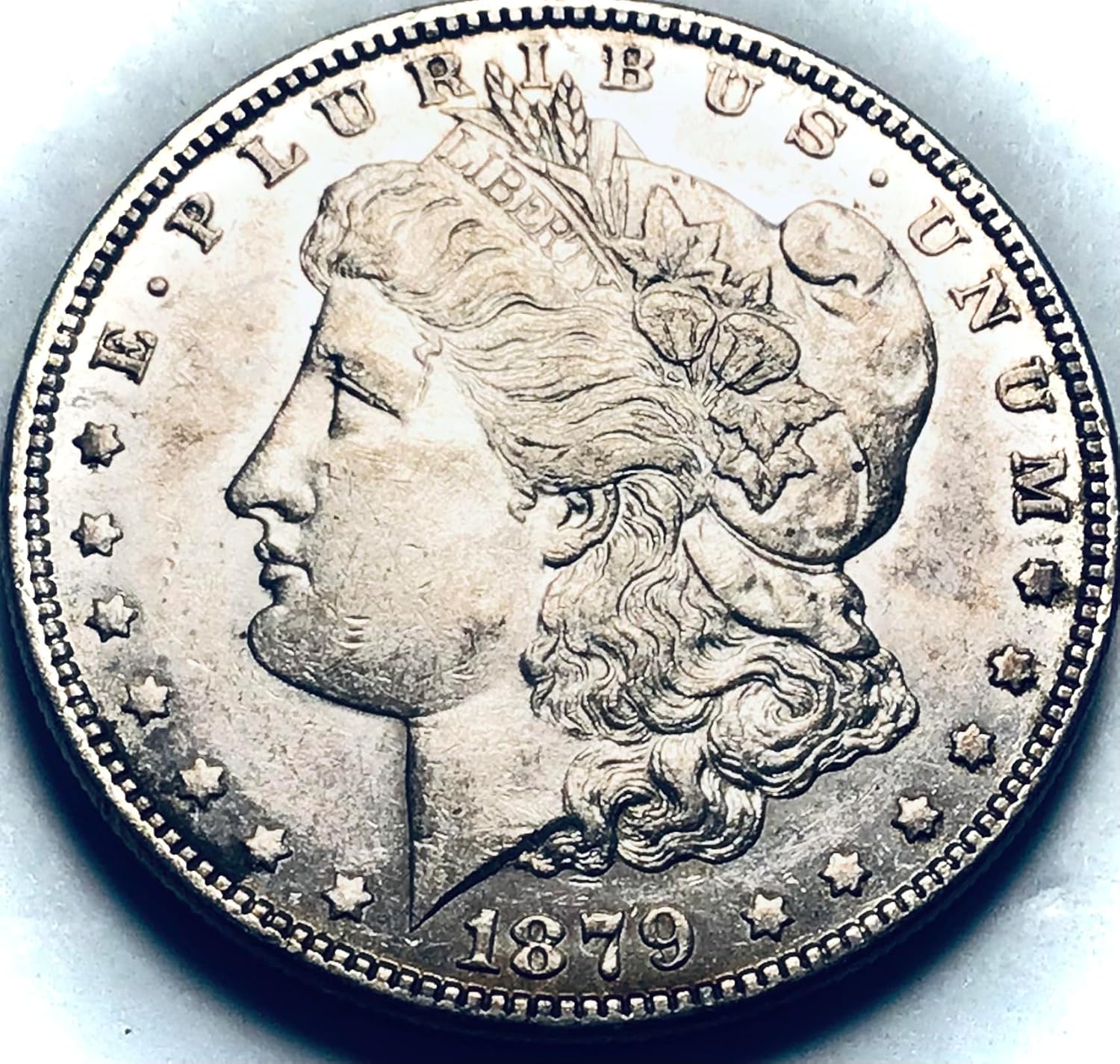1879 P Morgan Silver Dollar About Uncirculated
