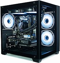 ionz Gaming PC - Desktop Computer, Ryzen 5 5600X, NVIDIA RTX 4060,16GB RAM 1TB NVMe SSD, 240mm AIO Liquid Cooling, Windows 11, 500W 80+ PSU, WiFi, (KZ 900 V2, Black)