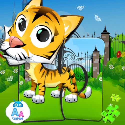 Kids Animal Jigsaw Puzzles - Improving Preschool Basic Skills,Addictive and Learning game for kids, girls, boys and toddlers