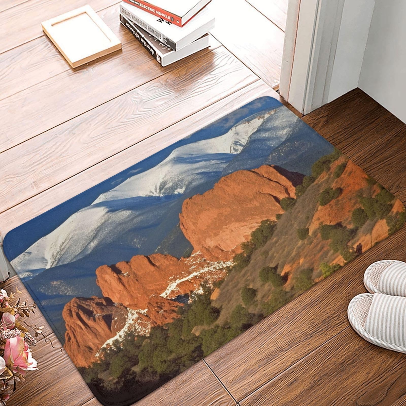 Amazon.com: GHZWACKJ Door Mat Non-Slip Welcome Mats Pikes Peak