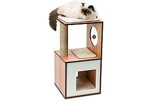 Catit Style Joli Stress Less Cat Tree - Small, Walnut (52075)