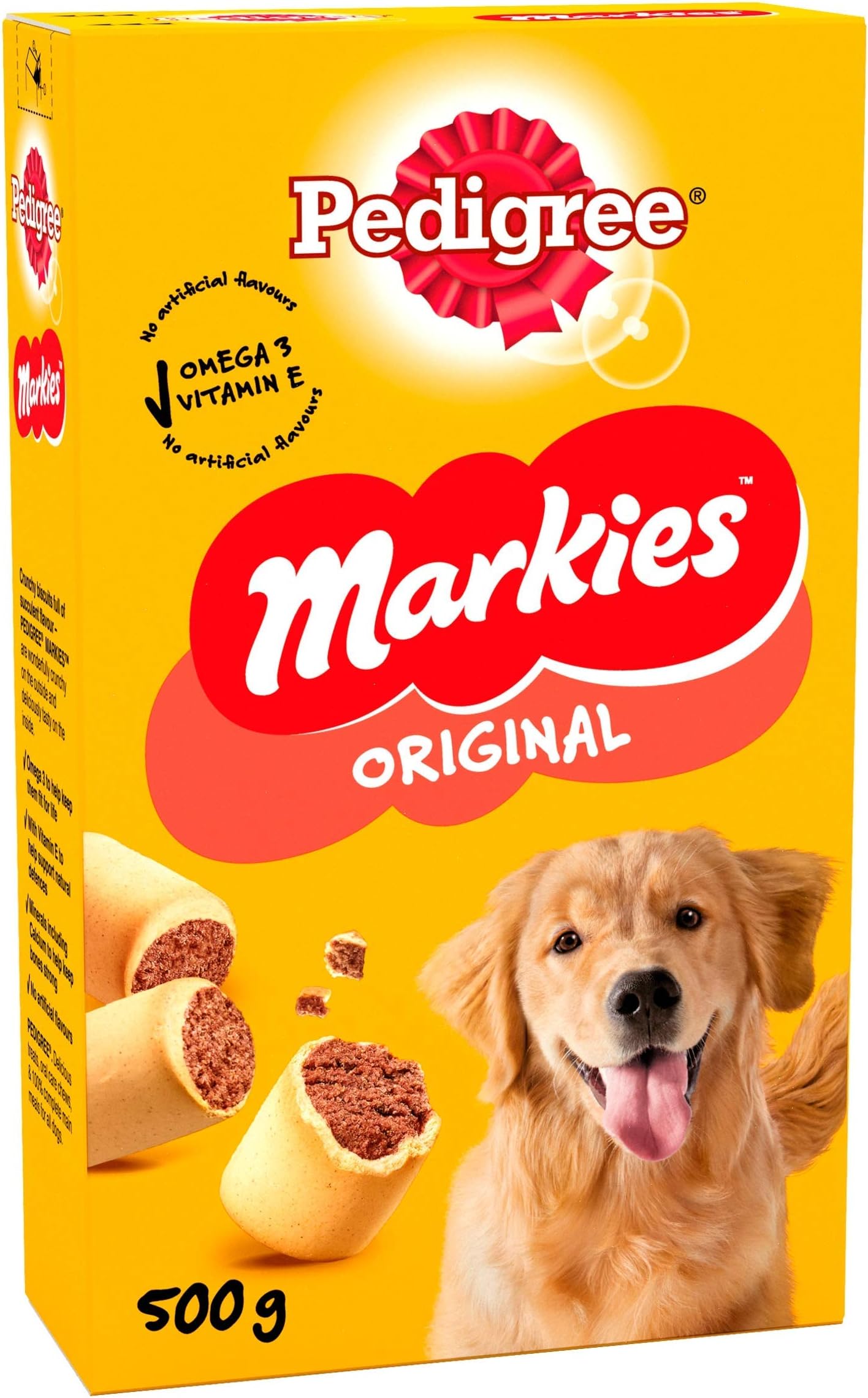 Markies Biscuits Treats, Filled Rolls with Marrowbone, 12 x 500 g