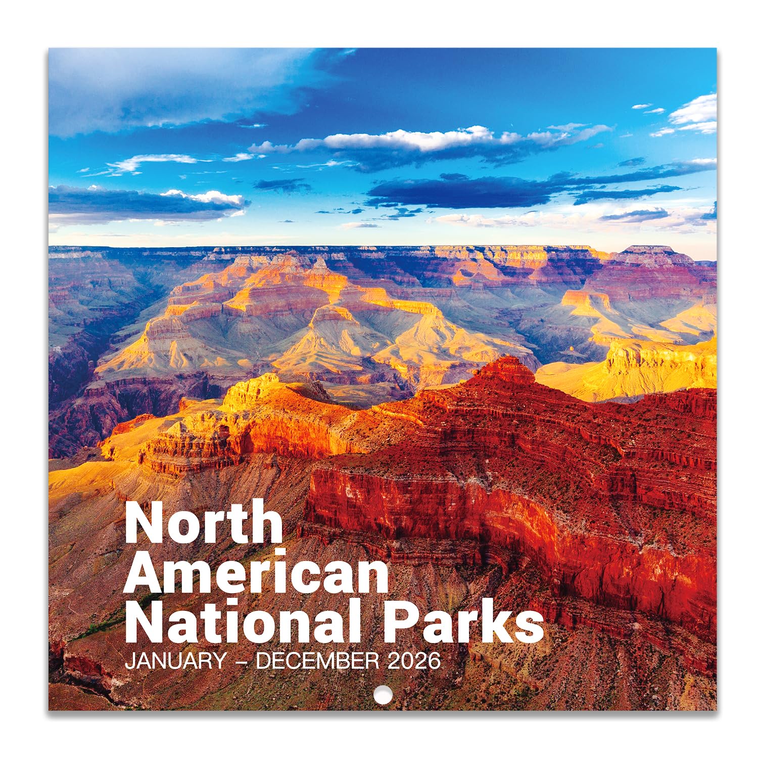 2026 Calendar - 2026 Wall Calendar - National Parks Wall Calendar 2026, Jan - Dec 2026, 12" x 24" (Open), Hanging Hook, Blocks and Holidays - Beautiful National Parks
