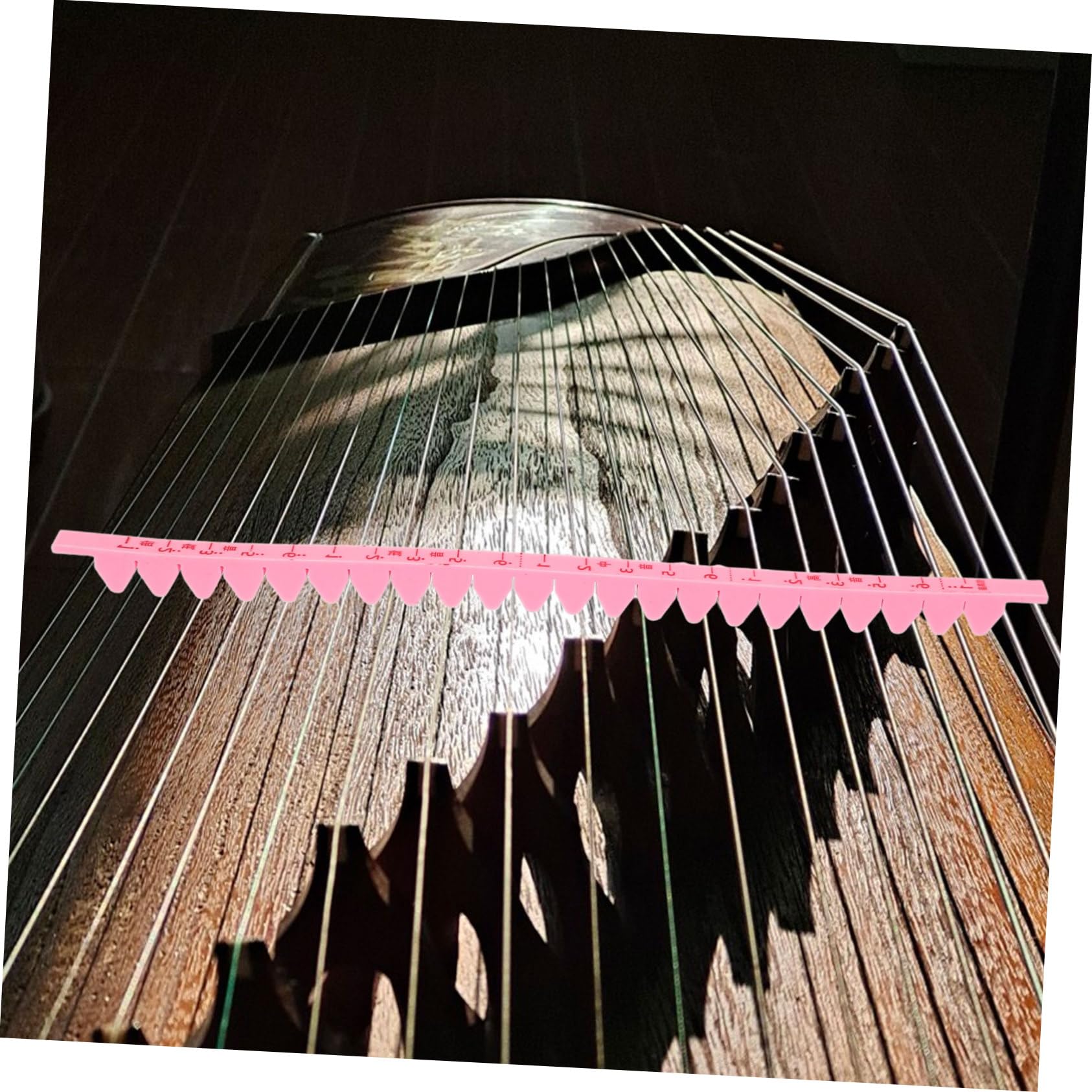 Mikinona Dämpfungsstreifen mit Stabilität und Leichtem Design aus Silikon Guzheng als Schwacher Gürtel für Praxis und Aufführungen Universell Einsetzbar