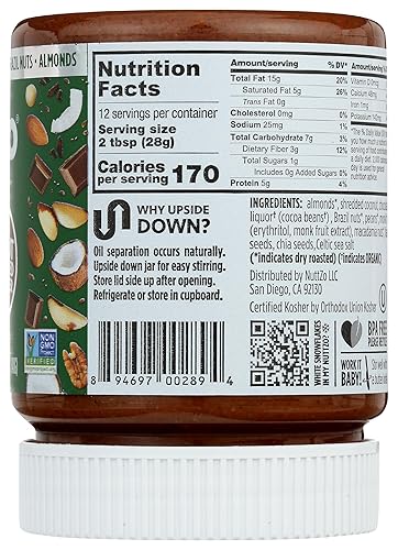 Miniatura 6 de NuttZo - Mantequilla de nueces de chocolate negro keto  Coco crujiente  mezcla de 7 nueces y semillas apta para ceto vegano kosher 004oz de azúcar