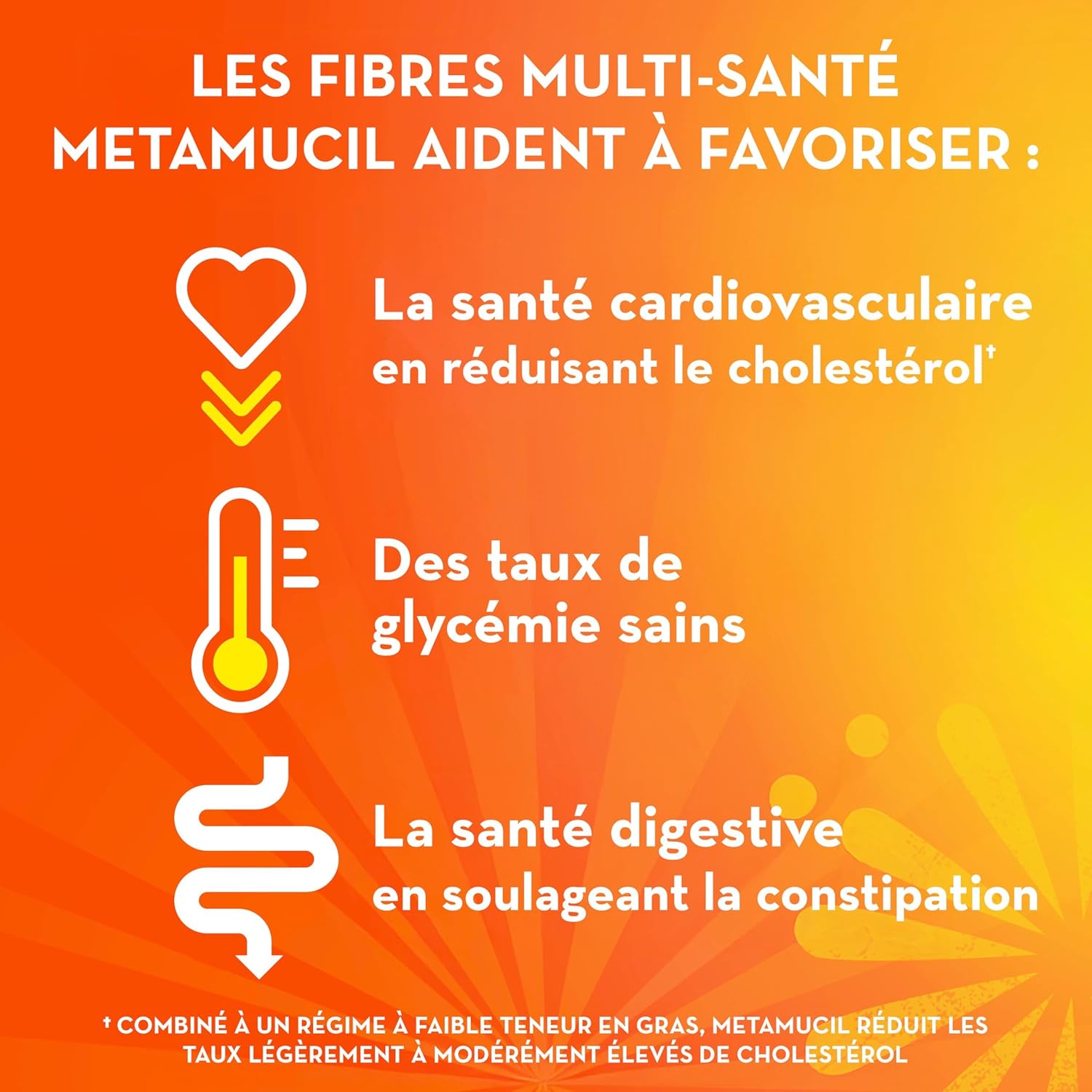 Metamucil, Daily Psyllium Husk Powder Supplement, 3-in-1 Fibre for Digestive Health, Capsules, 160 Count - Image 7