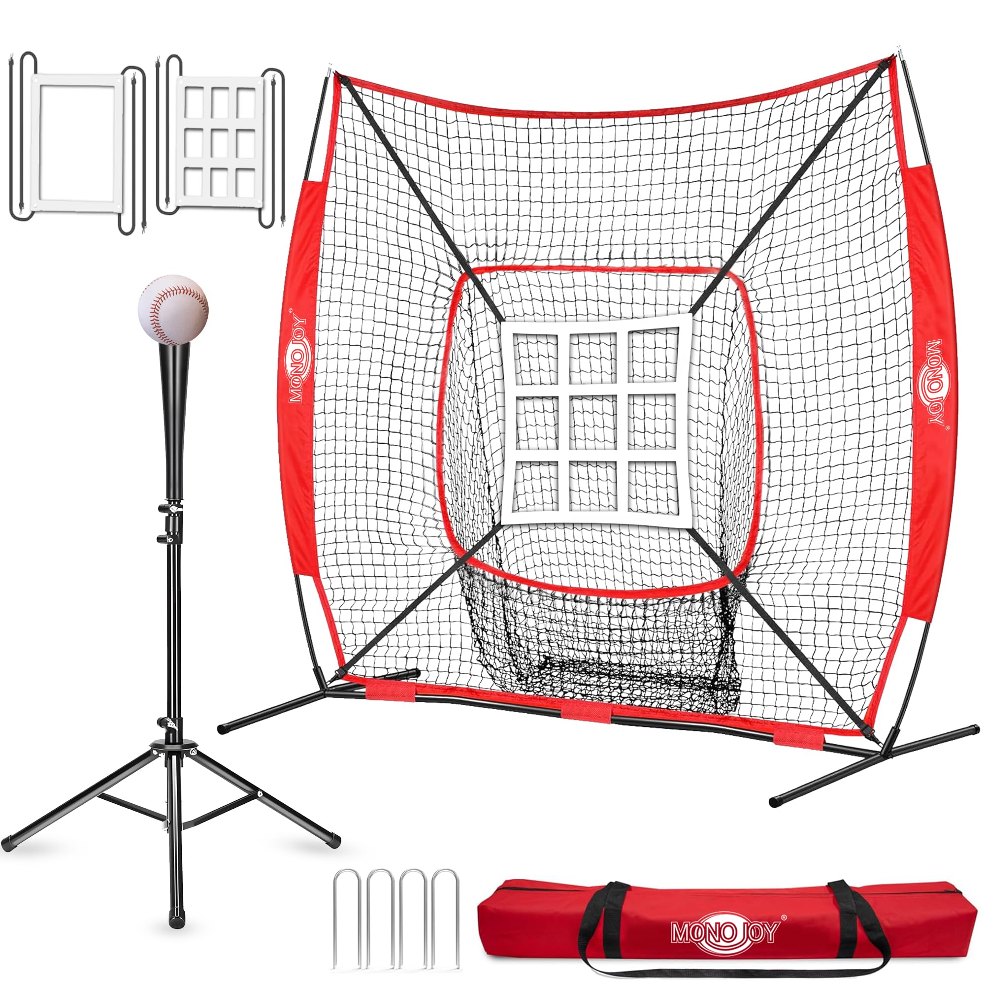Baseball Net &amp; Softball Practice Net 7x7 ft