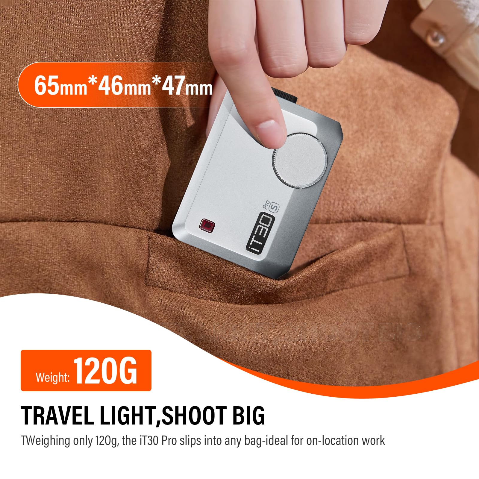 Flash GODOX iT30Pro-F Flash per fotocamera, esposizione automatica TTL Sistema a 2,4 GHz Sincronizzazione ad alta velocità 1/8000s Compatibile con fotocamere Fuji