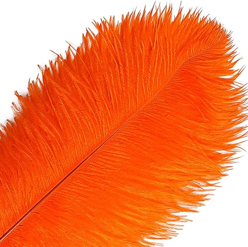 Miniatura 10 de THARAHT Plumas de avestruz blancas, 24 piezas naturales a granel de 10-12 pulgadas 9.8 in-11.8 in para manualidades, bodas, fiestas, centros de