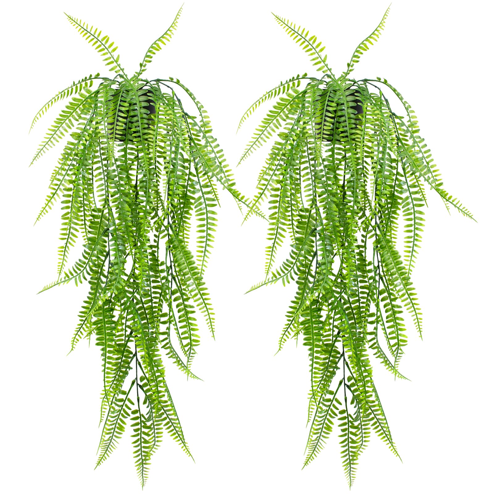 LOYWREE 2Pack Small Fake Hanging Plant