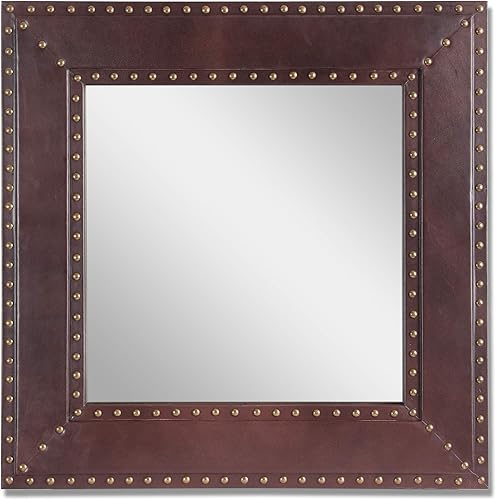 Christopher Knight Home Espejo de pared Chamlee, marrón