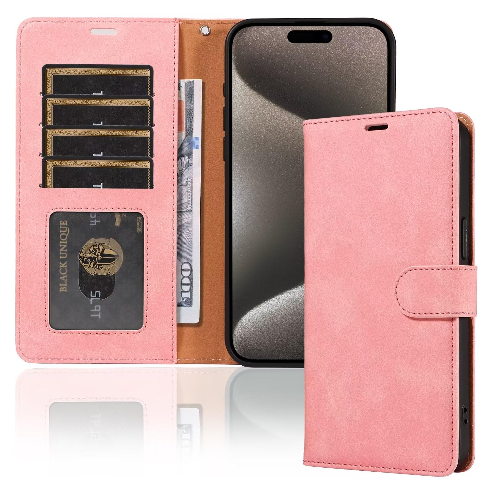 OKZone Cover per Xiaomi Redmi Note 9 PRO/Note 9 PRO Max/Note 9S, Custodia a Libro in Pelle Protettiva Folio Portafoglio con Chiusura Magnetica e Slot per Carte Wallet Case Flip Cover (Porpora