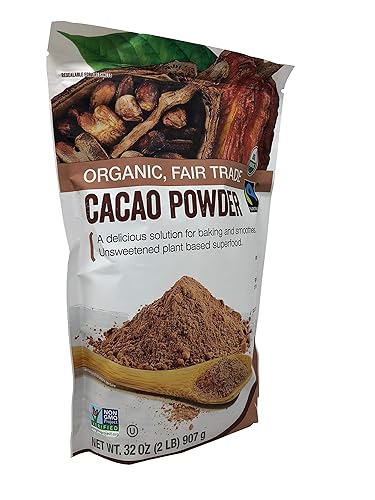 Miniatura 3 de Volupta Polvo de cacao orgánico y de comercio justo sin azúcar, 32 onzas