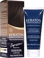 Keraton Tonalizante Banho de brilho 100g Capuccino Castanho Claro
