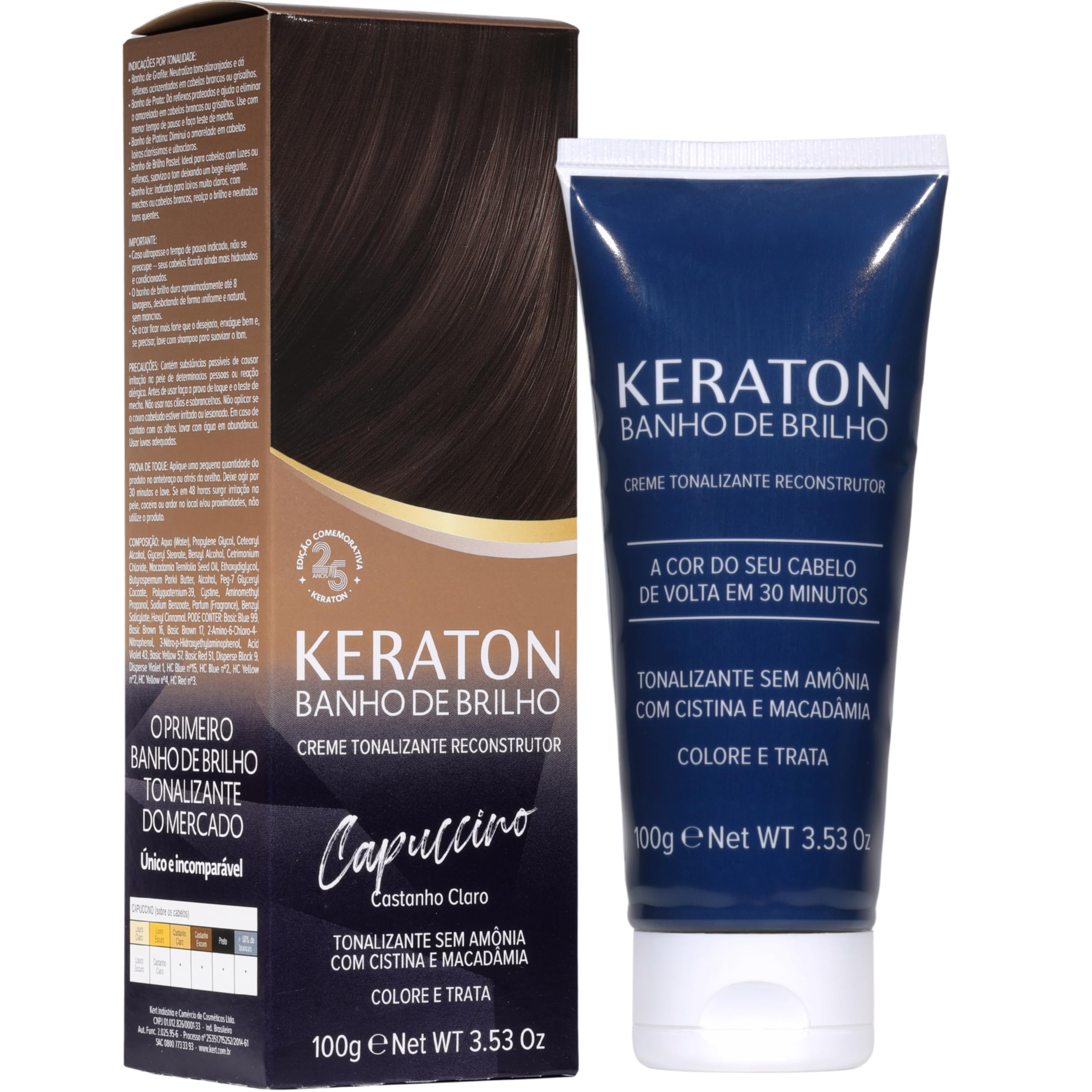 Keraton Tonalizante Bronze 200ml: Vídeo Review do Tonalizante Keraton com Banho de Brilho para Cores Vibrantes