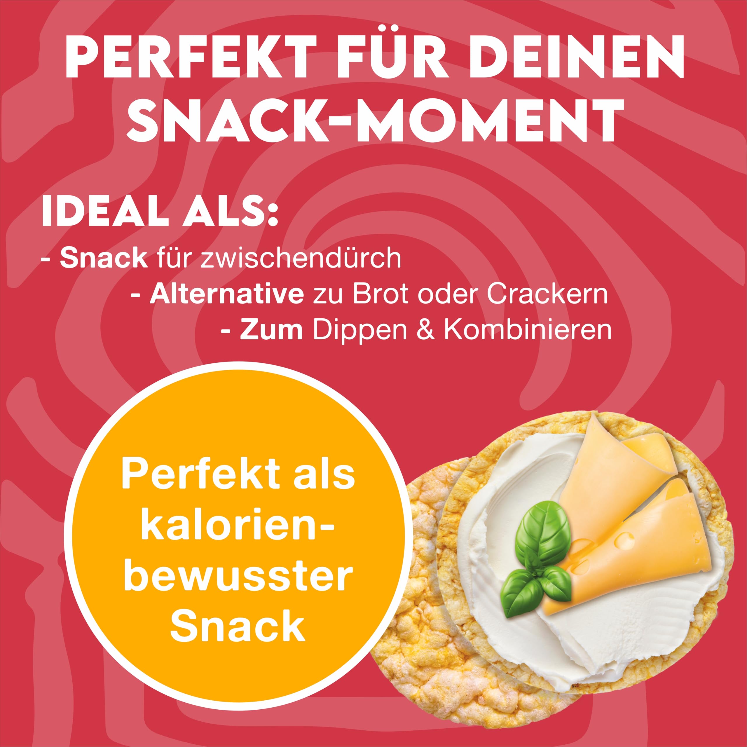 INLEAD - Corn Cakes | Leichte & Knusprige Maiswaffeln für Bewussten Genuss | Kalorienarm, Fettarm & Ideal als gesunde Alternative zu Chips (12x 120g, Chili Flavor)