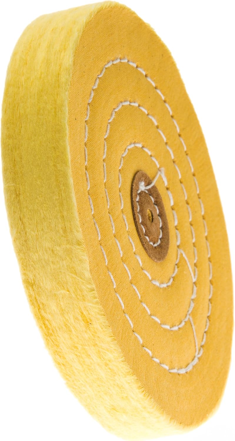 SE 60Ply Yellow Polishing/Buffing Wheel, 6" Dia. BW26Y Power