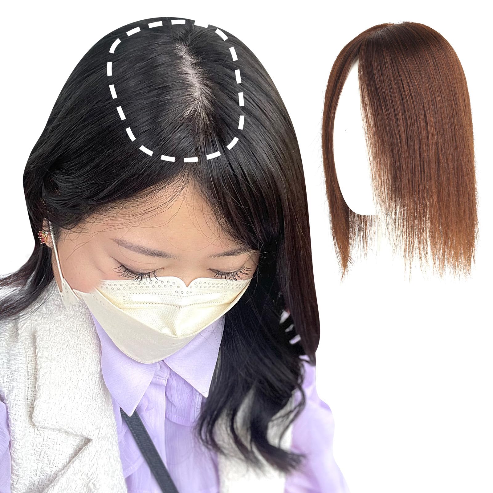 Amazon.co.jp: (私元気)【大面積 9×14cm】全国カット/返品OK 艶髪  