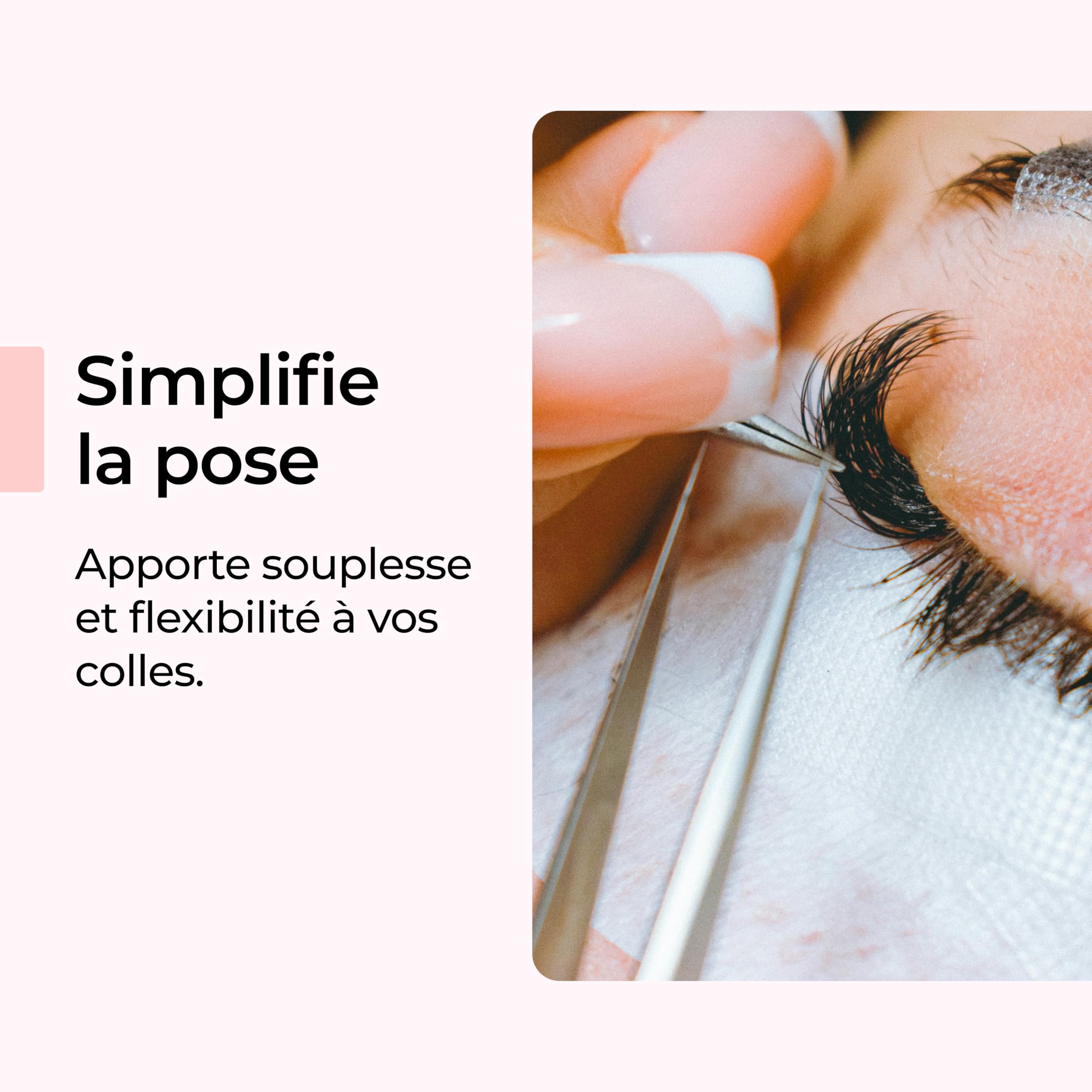 Une Pause Poudrée SUPERBONDER - Rétention Améliorée de 30% - Améliore la Tenue des Cils, Réduit les Fumées et les Irritations - Idéal Extensions de Cils Professionnel - (15ml)
