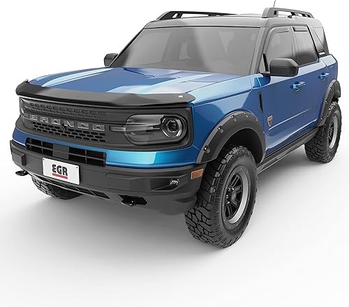 Miniatura 4 de EGR 573561 - Juego de accesorios delanteros y traseros para camioneta, acabado ahumado oscuro, compatible con modelos seleccionados de Ford Bronco