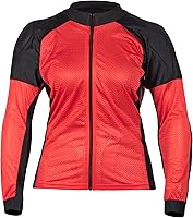 Vista 13 de WICKED STOCK Camisa de motocicleta blindada de malla para hombres y mujeres – Camiseta protectora de motocicleta de malla CE nivel 2 para verano