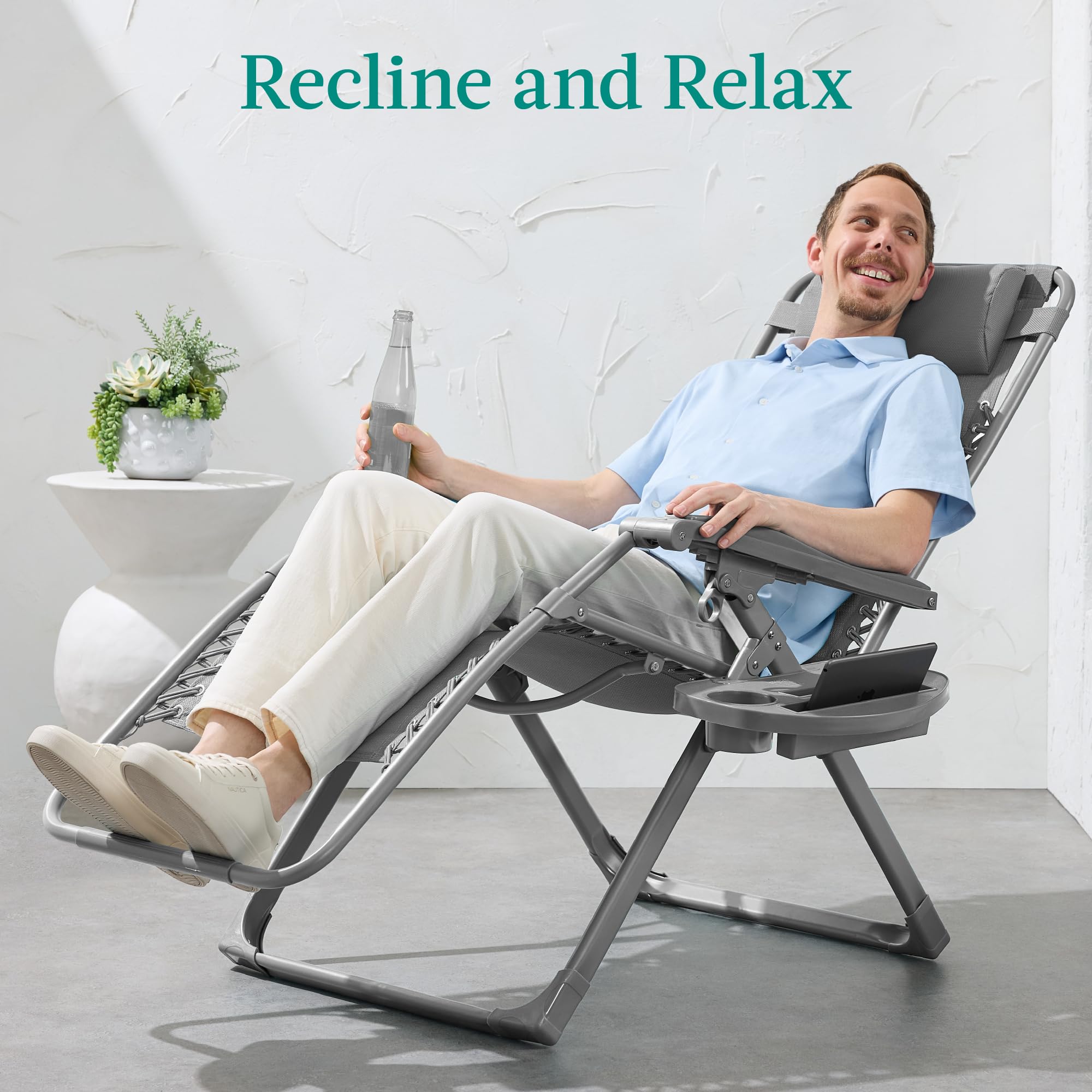 nautica outdoor recliner chair