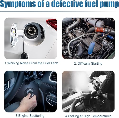 Miniatura 5 de X AUTOHAUX No.23206-35250 Conjunto de módulo de unidad de envío del remitente de la bomba de combustible del coche con accesorio para Toyota Pickup