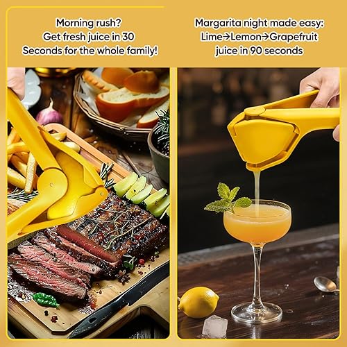 Miniatura 6 de Exprimidor manual de limón, exprimidor manual de limón, fácil de usar, muy resistente, exprimidor de limón, exprimidor de limón para exprimir