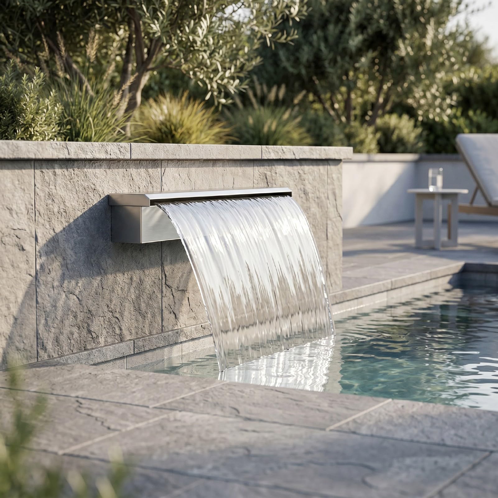 Pssopp 15.7 Cala Pool Waterfall Spillway, 304 Stal Nierdzewna