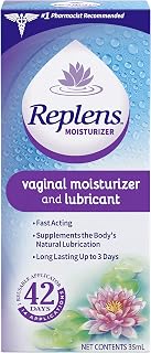 Replens Long-Lasting Vaginal Moisturizer and Lubricant, 14 Applications, 35-ml (Packaging may Vary)