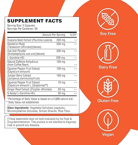 Miniatura 2 de Wellthy Termogénico diario – Capsimax, té verde y L-carnitina – Termogénico para el vientre para mujeres – Pérdida de peso natural, control del
