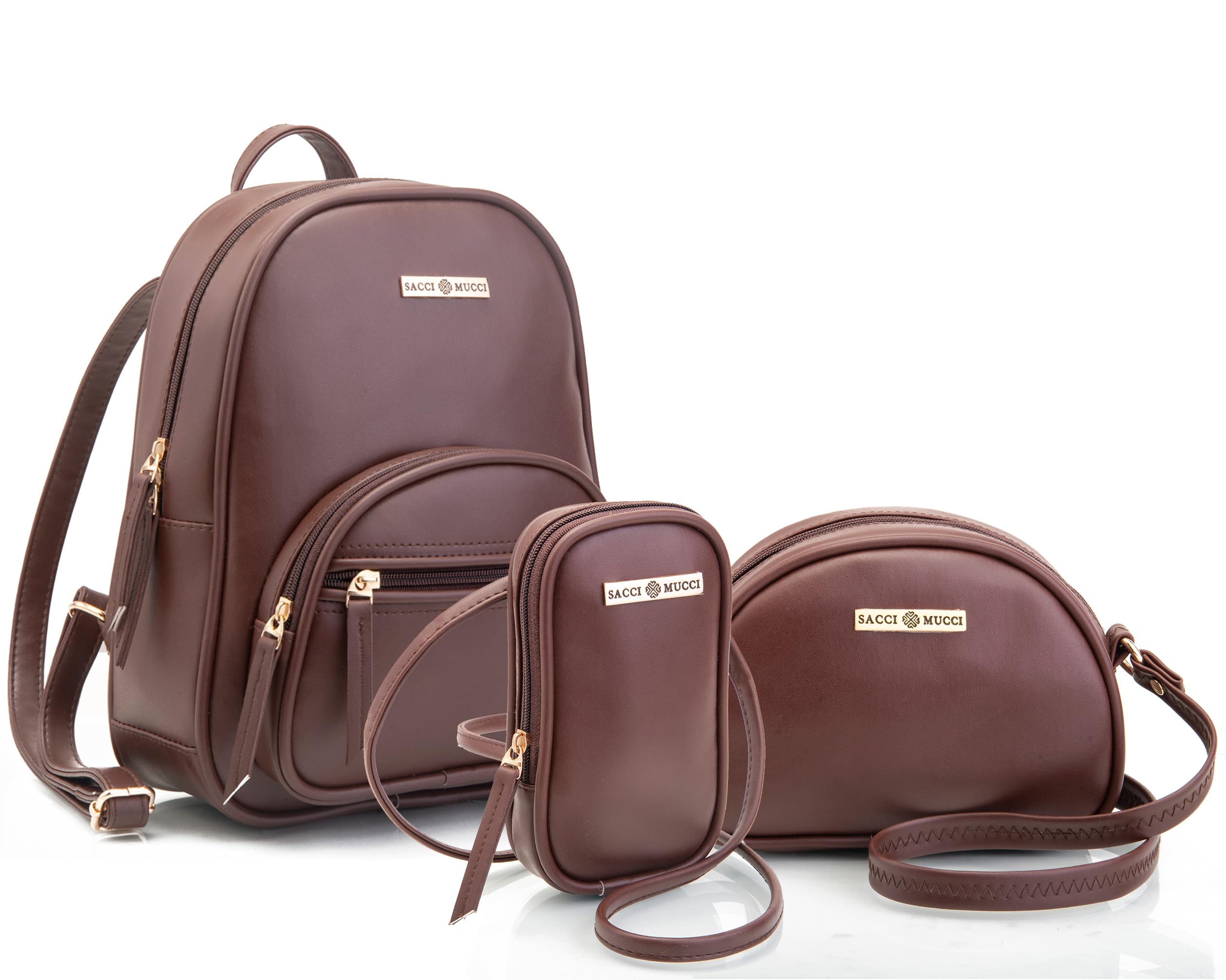 See full amazon price history chart for SACCI MUCCI Combo bags for women, Solid Brown Color (Rainbow Sling Bag+Mobile Bag+Mini Backpack) SACCI MUCCI Combo bags for women, Solid Brown Color (Rainbow Sling Bag+Mobile Bag+Mini Backpack) (B0D2WZJ1QY) Amazon Price History, Amazon Price Tracker