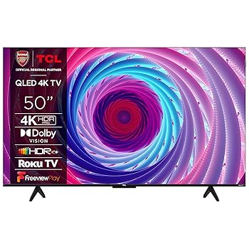 TCL 50RC650K 50-inch QLED Pro Television 4K Ultra HD Roku TV