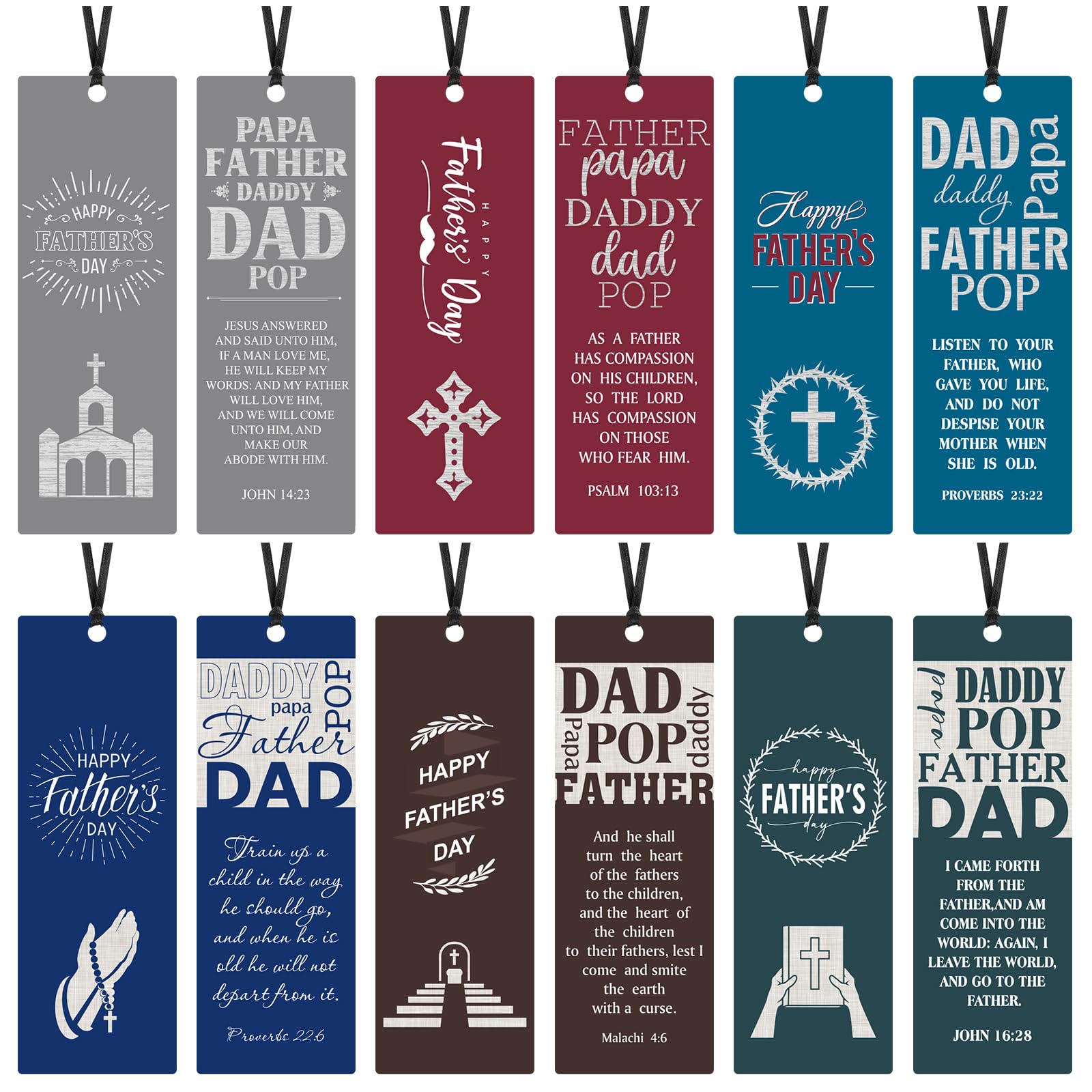 Amazon.com: Affrolling 120 Pcs Father's Day Gift Christian Bible Verse Bookmarks Bulk Religious Scripture Baptism Bookmarks Father's Day Appreciation Church Gift for Men Daddy Papa Grandpa : Office Products amazon-com-affrolling-120-pcs-father-s-day-gift-christian-bible-verse-bookmarks-bulk-religious-scripture-baptism-bookmarks-father-s-day-appreciation-church-gift-for-men-daddy-papa-grandpa-office-products