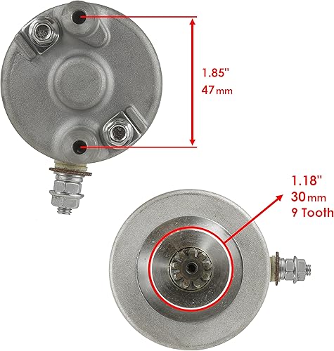 Miniatura 2 de Caltric Motor de arranque compatible con Yamaha 225 Moto-4 Moto4 Yfm225 246Cc 1986 1987 1988 1989 1990 1991