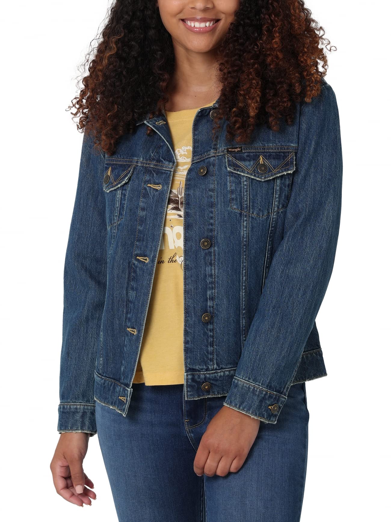 Wrangler Women's Relaxed Fit Memory Maker Jean Jacket Relaxed Fit Memory Maker Jean Jacket